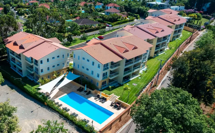Chic 1-Bedroom Condo in Hill Side Condos at Residencial Hispaniola